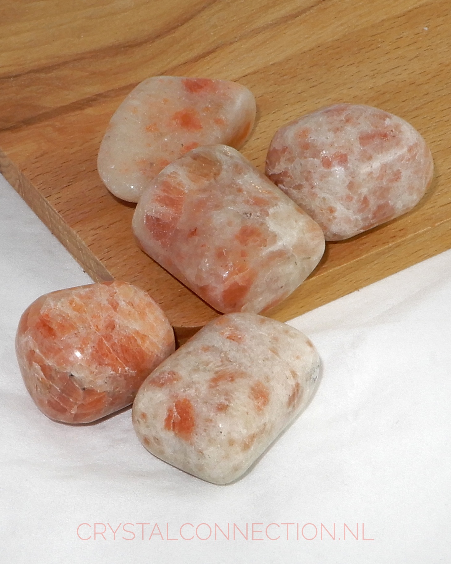 Zonnesteen trommelsteen standaard