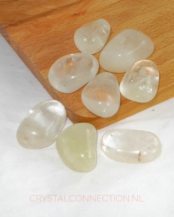 zwavelkwarts-trommelsteen Zwavelkwarts trommelsteen