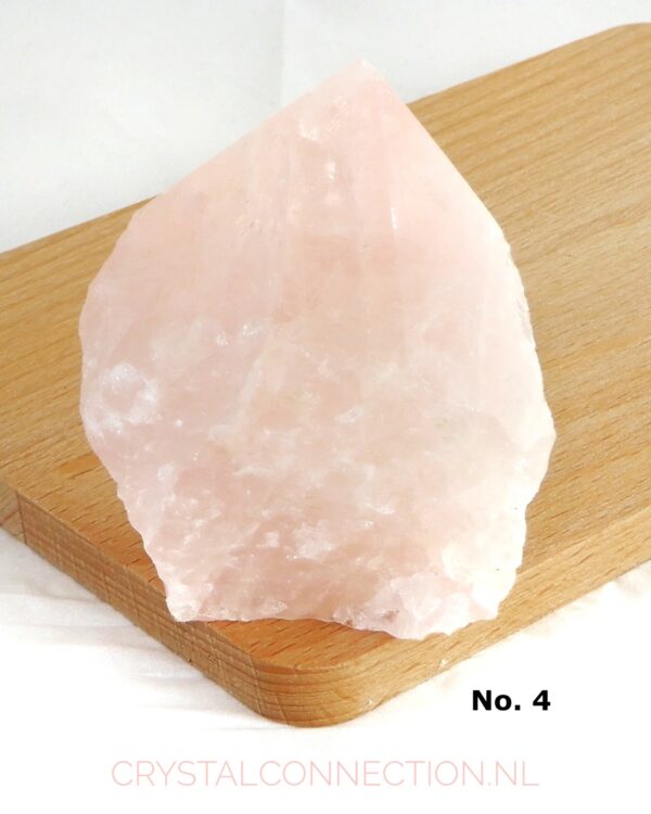 Rozekwarts punt geslepen staand