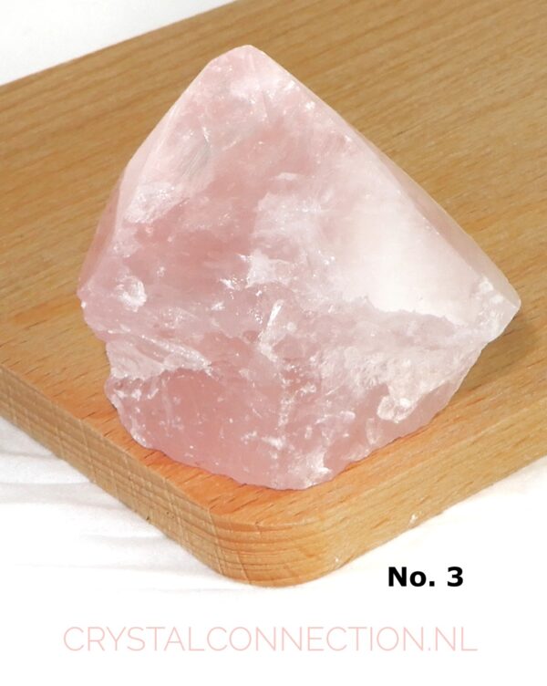 Rozekwarts punt geslepen staand